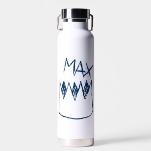 Max & Crown Sketch Trinkflasche