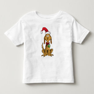 Max der Hund mit Santa-Hut Kleinkind T-shirt