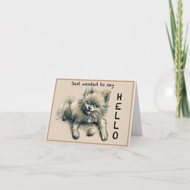 Max. Dog-Notecard Dankeskarte (Vorderseite)