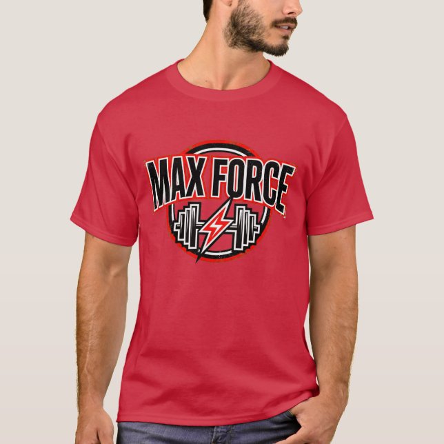 Max Force Gym Logo T-Shirt (Vorderseite)