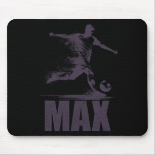 Max Fußball Jungen Personalisierter Vorname Max T- Mousepad