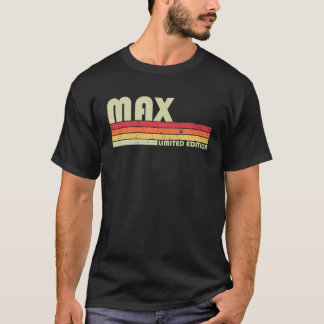 MAX Geschenkname Personalisiert Funny Retro Vintag T-Shirt