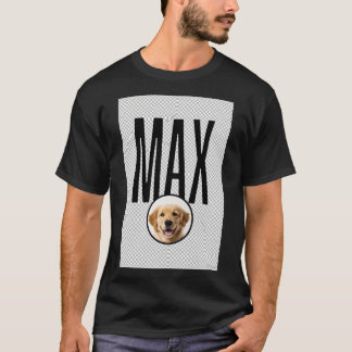 MAX - Golden Retriever Hund Foto T-Shirt