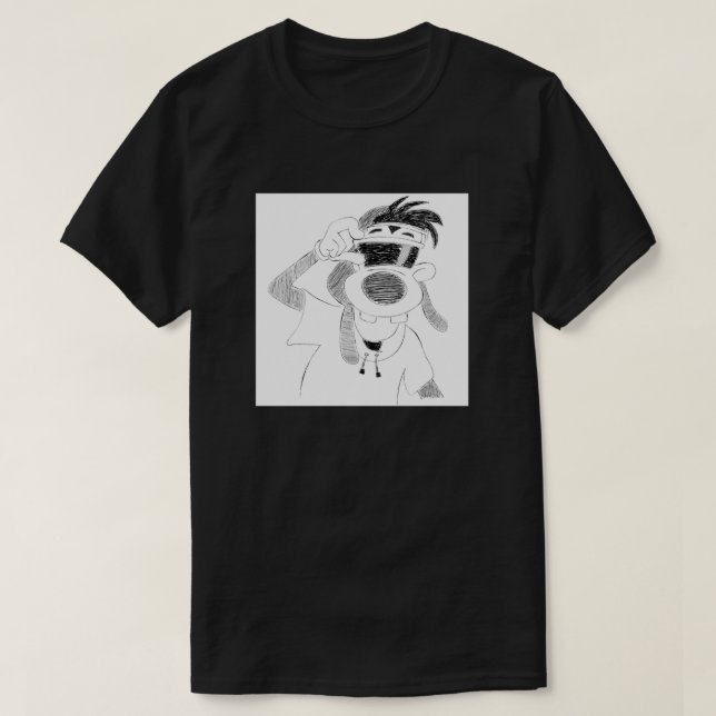 Max Goofy Sketch - Ein Goofy-Film T-Shirt (Design vorne)