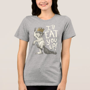 Max Ich fress dich auf! Tri-Blend Shirt