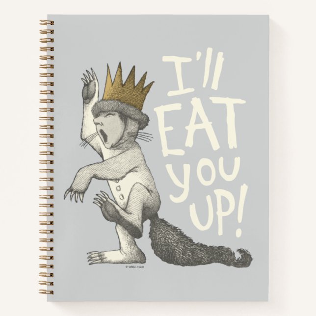 Max | I'll Eat You Up! Notizbuch (Vorderseite)