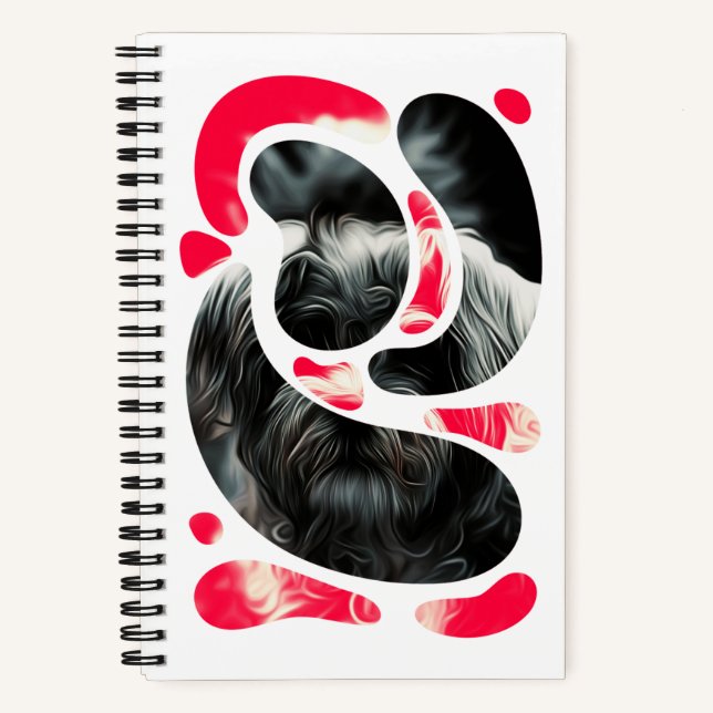 "Max Junior" Pooch Spiral Notebook Notizbuch (Vorderseite)