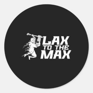 Max. Lacrosse 1 Runder Aufkleber