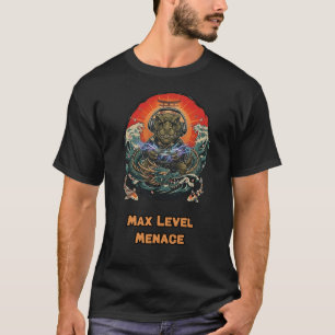 Max Level Bedrohungs-Gamer Ultimative Leistungsanz T-Shirt