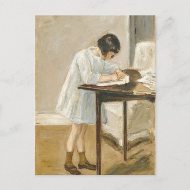 Max Liebermann - Die Enkeltochter des Künstlers Postkarte (Vorderseite)