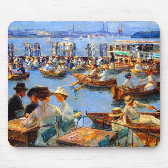 Max Liebermann über die Alster in Hamburg Mousepad (Vorne)