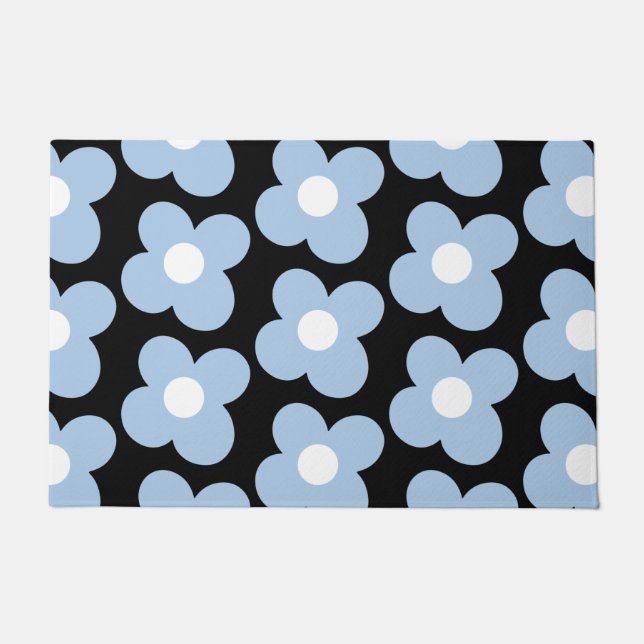 Max Scandi Daisy Blue Fußmatte (Vorderseite)