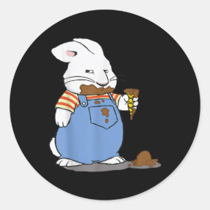 Max Schmelz Eiscreme Geburtstagsdekoration Ruby Runder Aufkleber