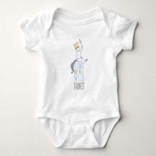 Max   The King of All Wild Things - Blue Baby Strampler