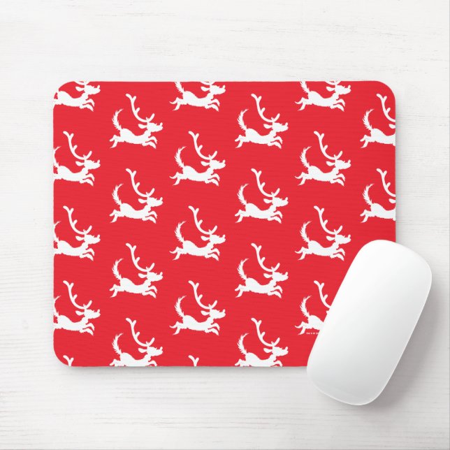 Max the Reindeer Silhouette Mousepad (Mit Mouse)