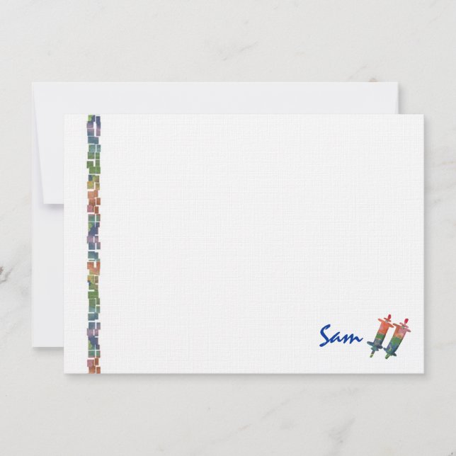 Max Torah Vielen Dank, A6 Mitteilungskarte (Vorderseite)