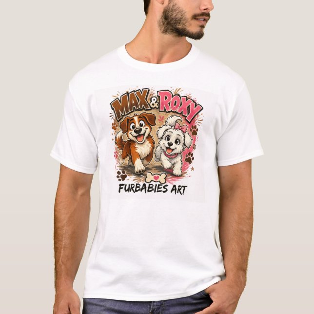 Max und Roxy Offiziell  T-Shirt (Vorderseite)