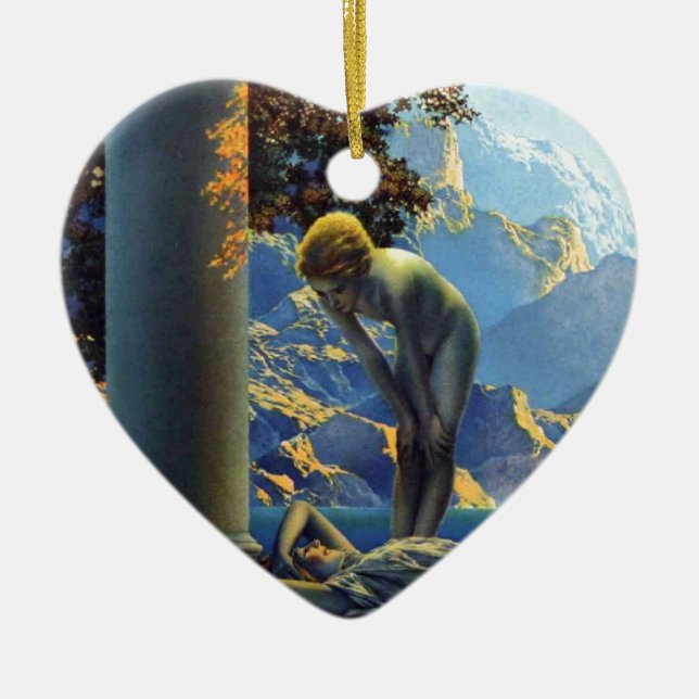 Maxfield Parrish Daybreak Keramikornament (Vorne)