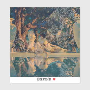 Maxfield Parrish Der Garten Allahs 1918 Fine Art Aufkleber