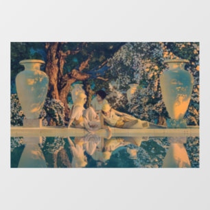 Maxfield Parrish Der Garten Allahs 1918 Fine Art Fensteraufkleber
