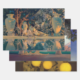 Maxfield Parrish Der Garten Allahs 1918 Fine Art Geschenkpapier Set