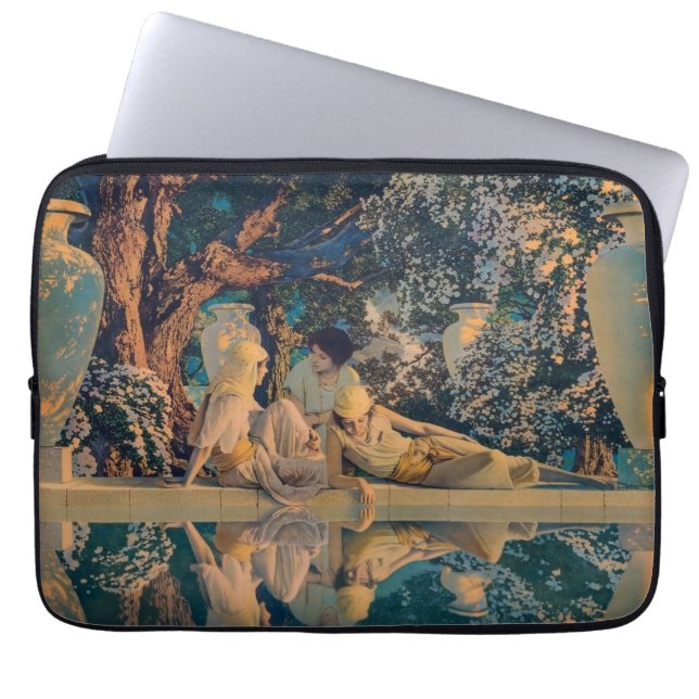 Maxfield Parrish Der Garten Allahs 1918 Fine Art Laptopschutzhülle (Vorderseite)