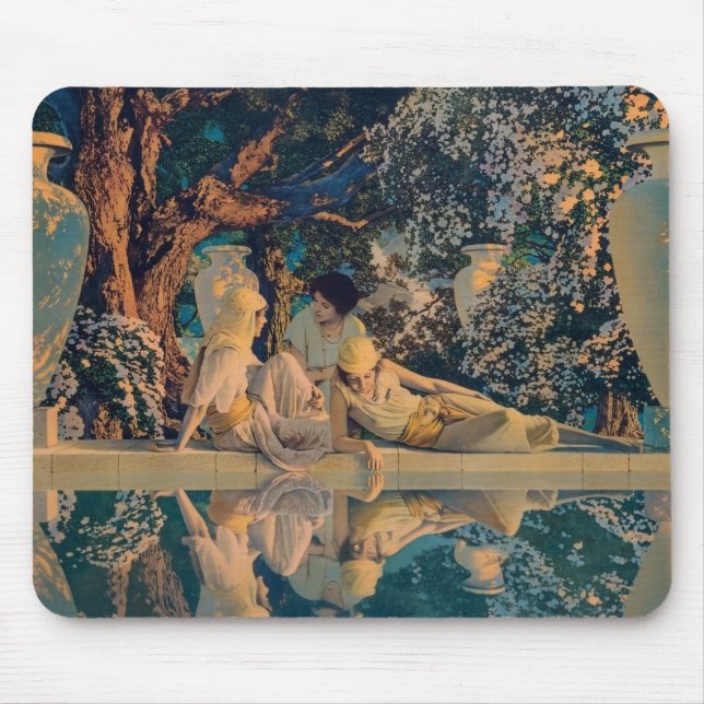 Maxfield Parrish Der Garten Allahs 1918 Fine Art Mousepad (Vorne)