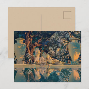 Maxfield Parrish Der Garten Allahs 1918 Fine Art Postkarte