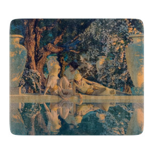 Maxfield Parrish Der Garten von Allah 1918 Fine Ar Schneidebrett