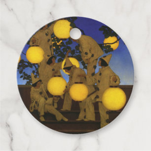 Maxfield Parrish Die Fackelträger 1908 Vintage Geschenkanhänger