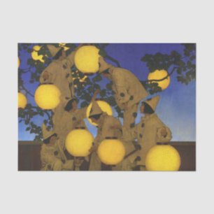 Maxfield Parrish Die Fackelträger 1908 Vintage Seidenpapier