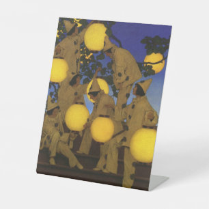 Maxfield Parrish Die Fackelträger 1908 Vintage Sockelschild
