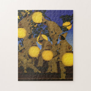 Maxfield Parrish Die Laternen Träger 1908 Vintage Puzzle