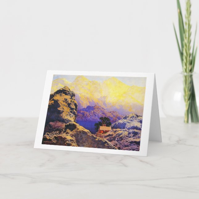 Maxfield Parrish, erhalten weg von ihm aller, 1941 Karte (Vorderseite)