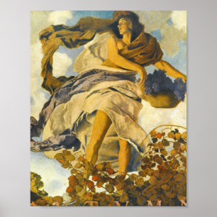 Maxfield Parrish Herbst 1905 Poster