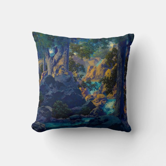 Maxfield-Parrish-Kunststil Kissen (Vorderseite)