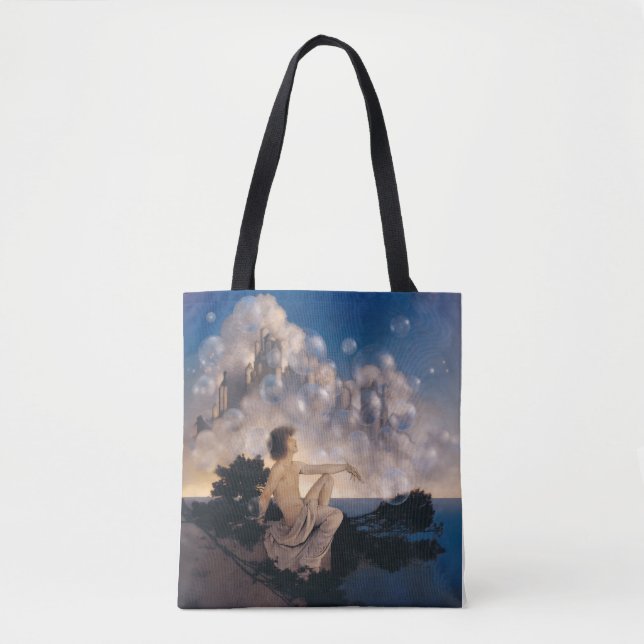 Maxfield Parrish Luftschlösser 1904 Vintage Fantas (Vorderseite)