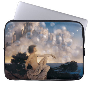 Maxfield Parrish Luftschlösser 1904 Vintage Fantas Laptopschutzhülle