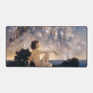 Maxfield Parrish Luftschlösser 1904 Vintage Fantas Schreibtischunterlage