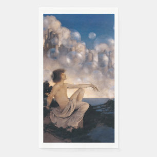 Maxfield Parrish Luftschlösser 1904 Vintage Fantas Serviette