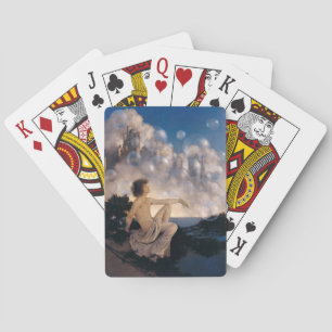 Maxfield Parrish Luftschlösser 1904 Vintage Fantas Spielkarten