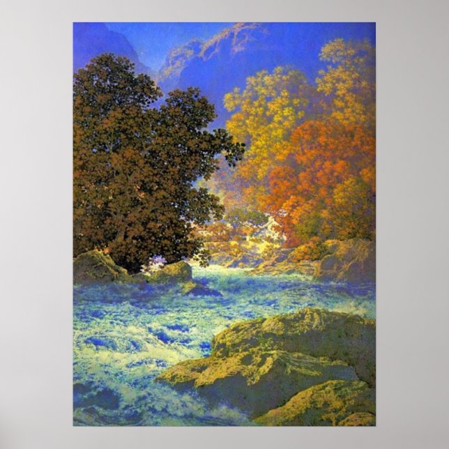 Maxfield Parrish — Misty Morning Poster (Vorne)