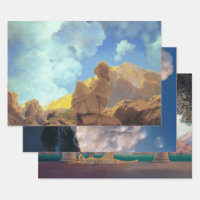 Maxfield Parrish Morgen 1922 Wolke Blau Fine Art