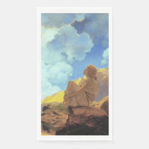 Maxfield Parrish Morgen 1922 Wolke Blau Fine Art Serviette