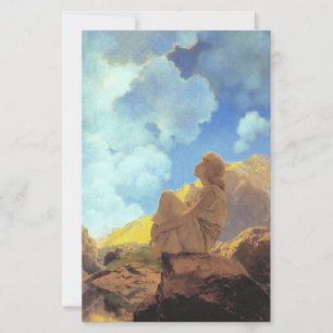 Maxfield Parrish Morgen 1922 Wolken Blau Fine Art