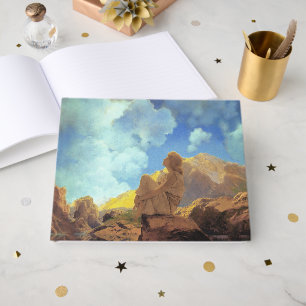 Maxfield Parrish Morgen 1922 Wolken Blau Fine Art Gästebuch