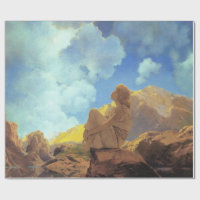 Maxfield Parrish Morgen 1922 Wolken Blau Fine Art