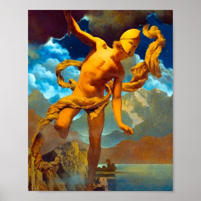 Maxfield Parrish Prometheus Poster (Vorne)