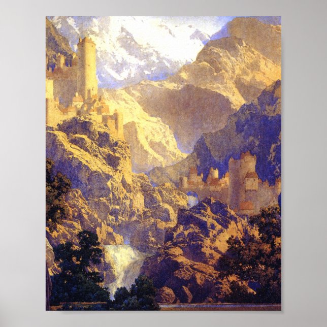 Maxfield Parrish Romance 1922 Poster (Vorne)