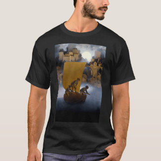 Maxfield Parrish - Wynken Blynken and Nod - T-Shirt